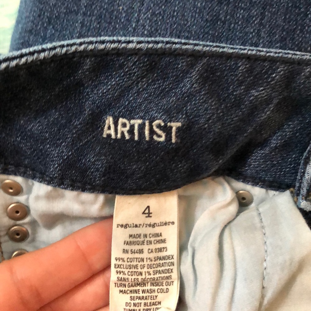 AEO Artist Studded Denim Capris - Picture 6 of 12